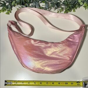 Iridescent Pink Crossbody Bag